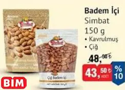 SİMBAT BADEM İÇİ